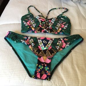 Mara Hoffman Bikini (Top X-Small, Bottom Small)